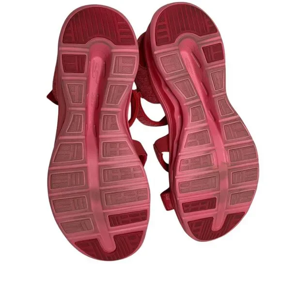 Skechers Women On The Go Glide Step 2.0 Sling Back Sandals Shoes Red 9 bv - Picture 10 of 11